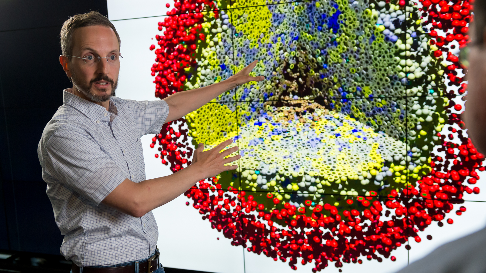 Argonne’s Jonathan Ozik (pictured) and Nicholson Collier are searching for clues on how to improve cancer immunotherapy by harnessing the power of supercomputers at Argonne and the University of Chicago.