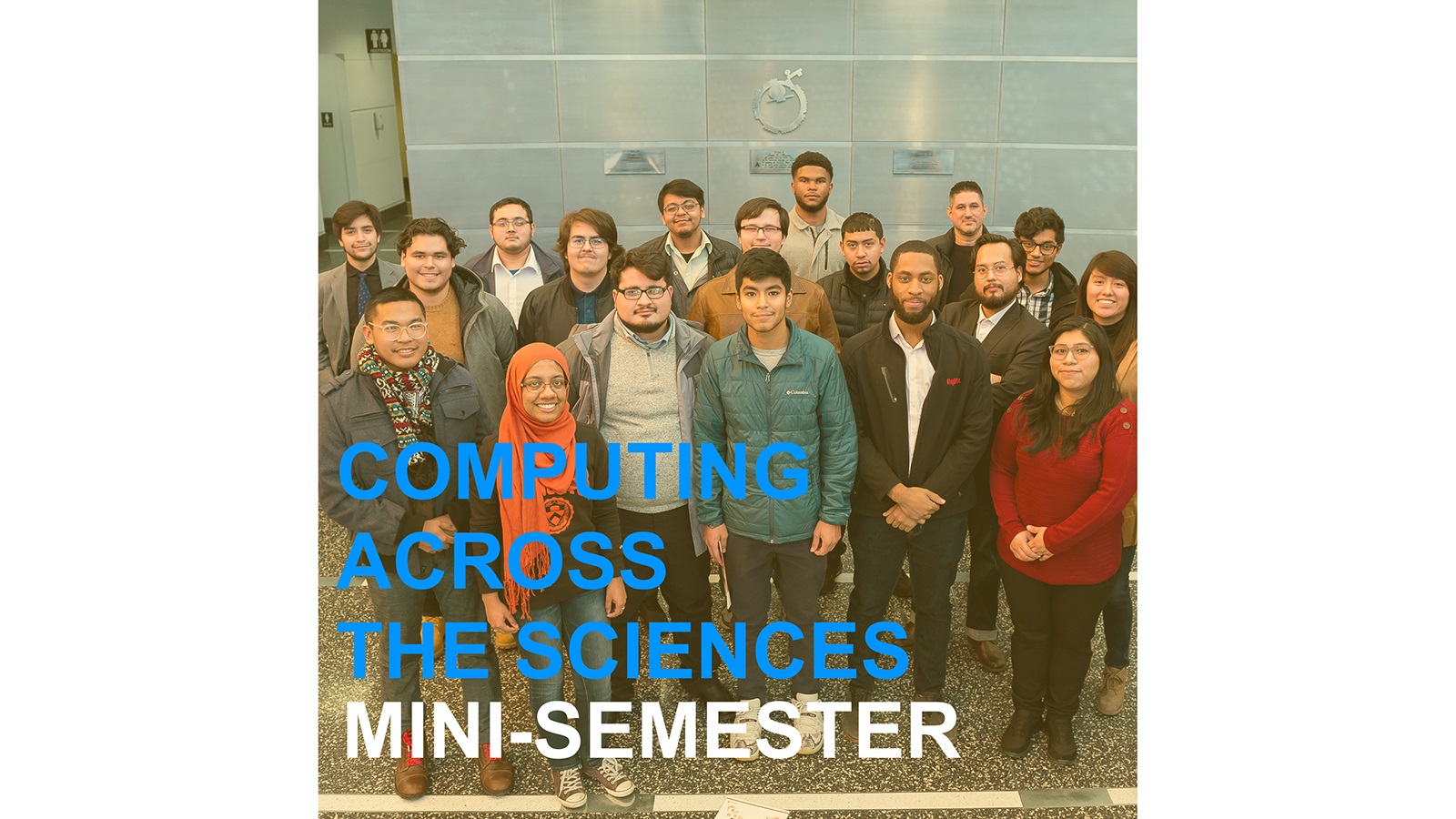 Computing across the sciences mini-semester group photo. (Image by Argonne/Educational Programs and Outreach.)