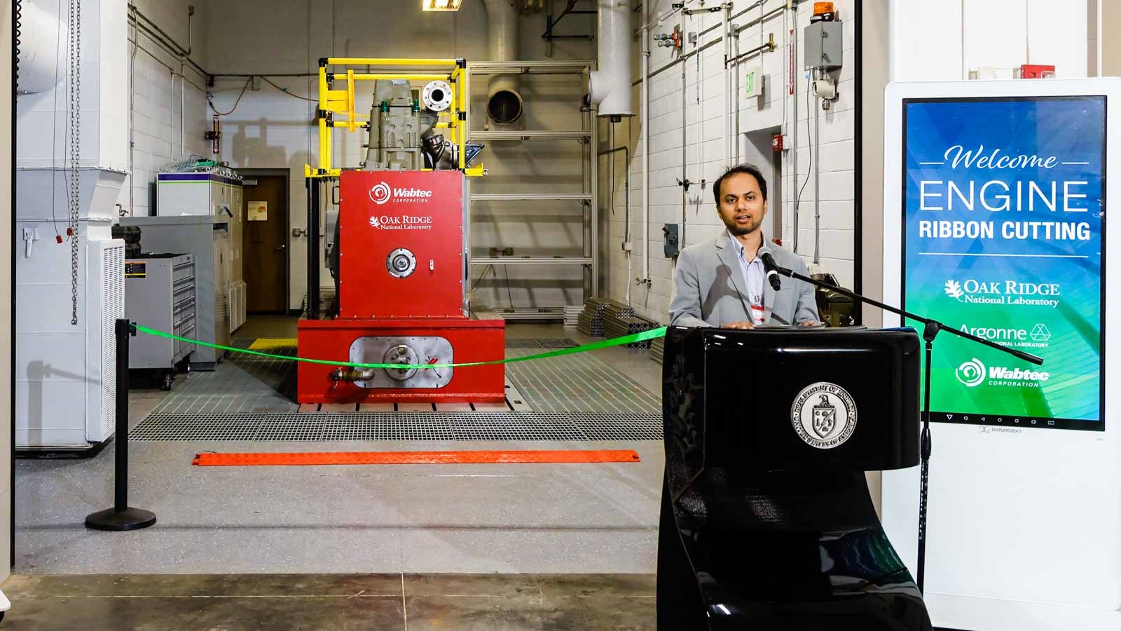 Part of a team studying the potential of hydrogen-powered trains, Argonne senior research scientist Muhsin Ameen is developing a modeling framework to study combustion and emission control technologies used in hydrogen combustion engines.