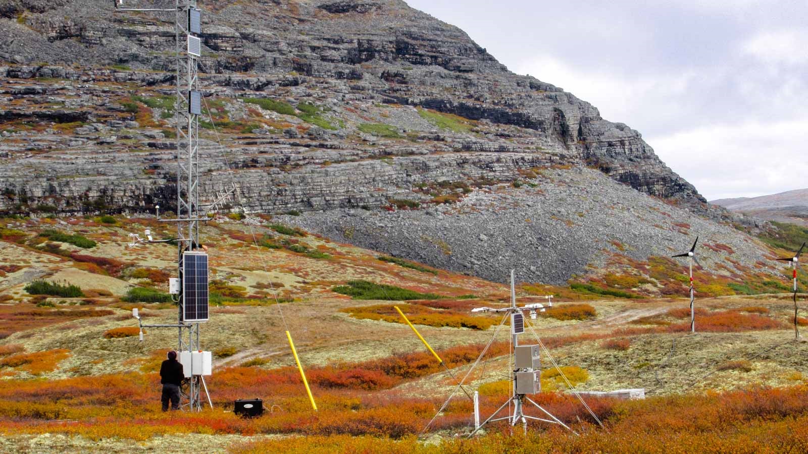 A new measurement station near Umiujaq in Canada, a transition zone from forest to tundra.