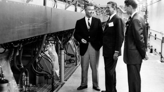 Illinois governor Otto Kerner visits the Zero Gradient Synchrotron