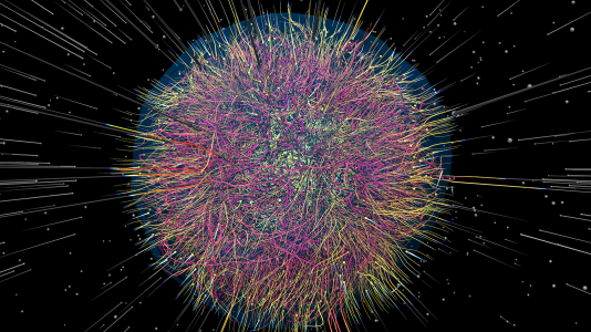 With a 2021 INCITE award, Adam Burrows of Princeton University will continue to use the ALCF’s Theta supercomputer for large-scale simulations aimed at advancing our understanding of supernova explosions. (Image by Princeton University and Argonne National Laboratory.)