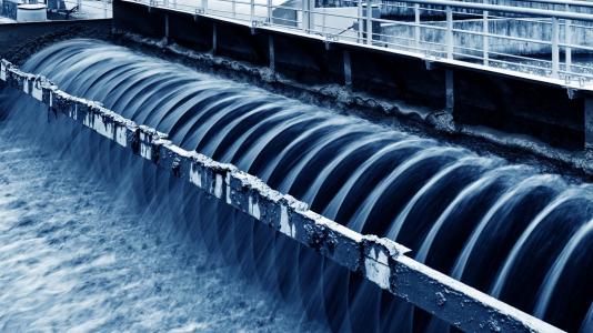 Argonne researchers are investigating how COVID-19 spreads by sampling wastewater from facilities like the one shown here. (Image by Shutterstock/hxdyl.)
